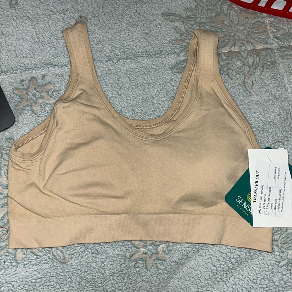 Nude bra.